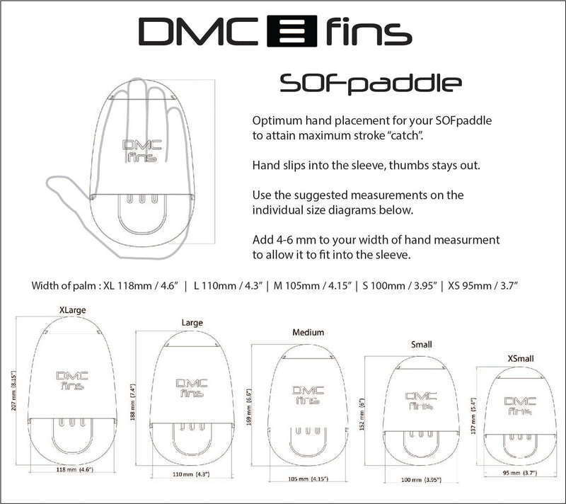 DMC SOFpaddle Blue (pair)